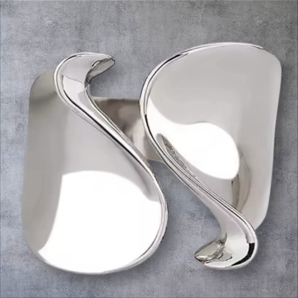 Solid Silver Thumb Ring Adjustable Size Stamped .… - image 3